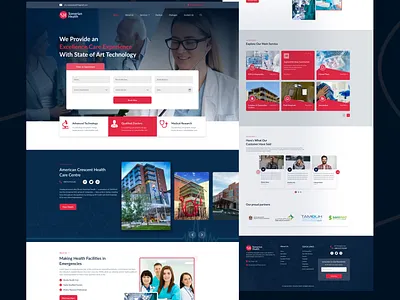 Medical Healthcare Website Landing Page appointment app appointment booking clinic doctor doctor app doctor appointment doctor booking health health care landing page health website healthcare healthcare website hospital landing page medical medical website online medical service patient ui website