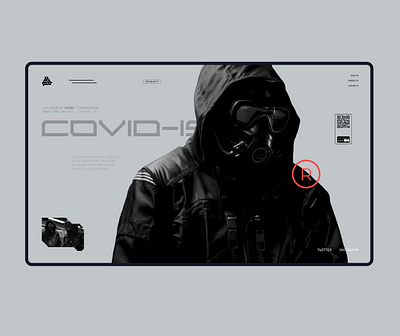 covid-19 covid 19 design graphic design landig page landing minimalism ui