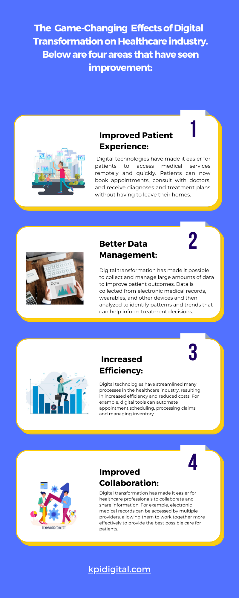Effects of Digital transformation on healthcare industry by KPI digital ...