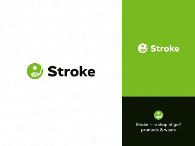 Stroke – a golf shop brand brand brand identity branding golf golf club golf logo golf shop identity logo logo design logo designer logo mark logodesign logos logotype minimalist logo modern logo sports sports logo symbol