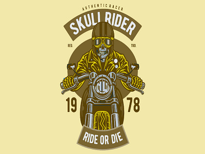 1978 Old Skeleton Rider Aunthentic Racer T-Shirt rider skull christmas