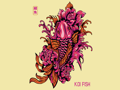 Koi Fish Japanese T-Shirt asian