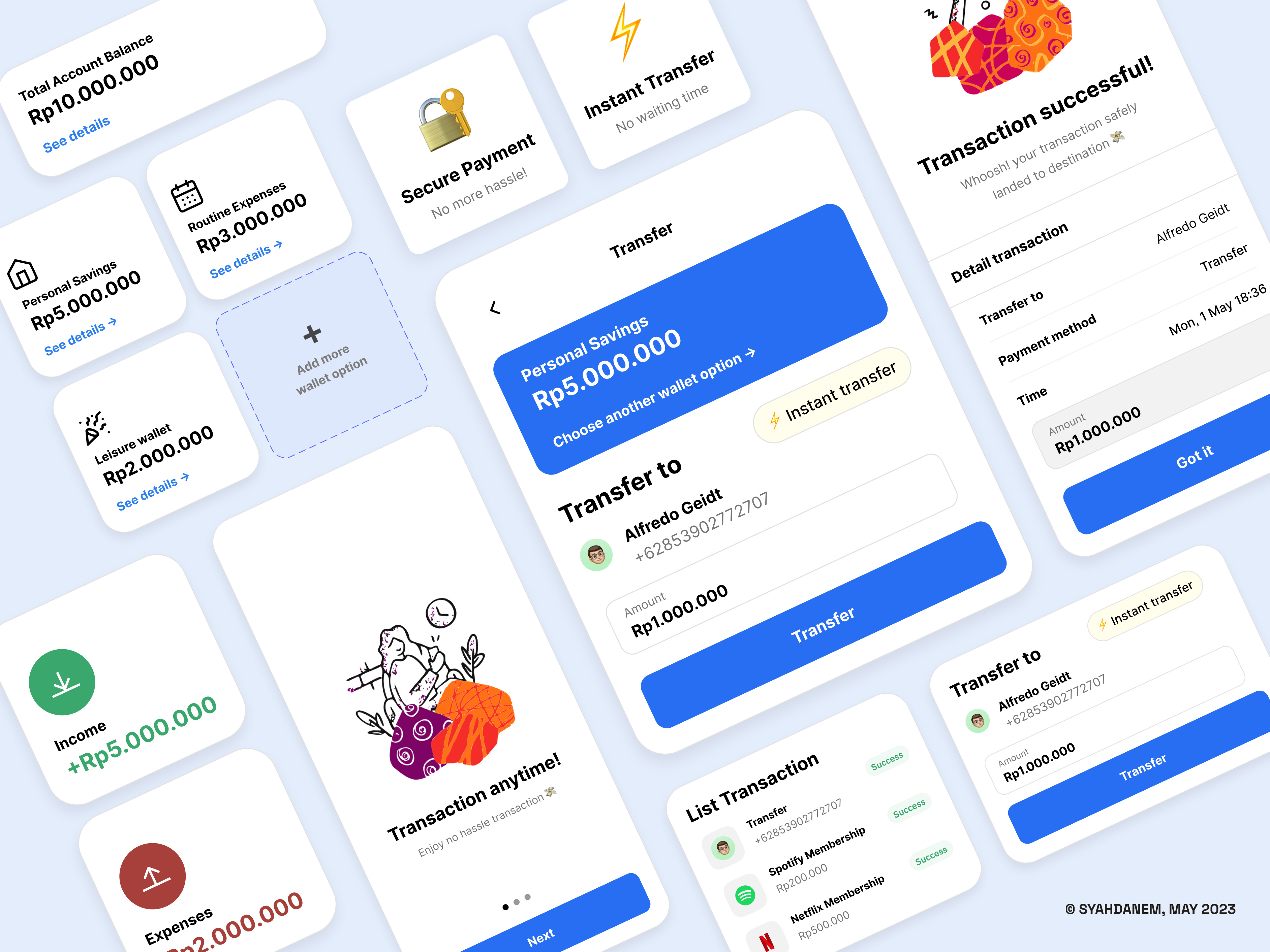 Example of Financing Mobile App Design
