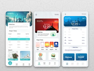 Muslim Guider APP adobe adobe photoshop app design branding design figma graphic design illustration logo typography ui uiux ux vector