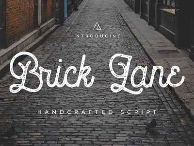 Brick Lane - Handcrafted Script download grunge font handwritten font outdoors font retro script script urban font