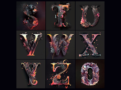 36 days of type - AI edition 36 days of type 36dot 36dot10 ai ai generated ai illustration ai type ai typography contemporary creative direction experimental feminine graphic design letters lightfield animation midjourney type type design typographic illustration typography