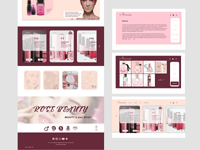 UI/UX Design for Rose Beauty