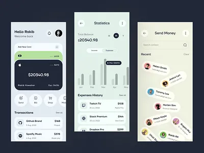 Finance App Design android app app design app ui app ux banking app bill pay app finance app fintech app ios mobile mobile app money transfer app online banking app ui ux wallet app