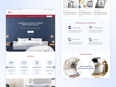 Website Design for Nebula uxui design