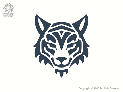 Wolf Face Logo animal beautiful brand branding design dog face graphic design logo logotype muzzle wild wolf
