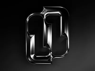 0 – 36DOT 2023 36daysoftype 3d abstract animation art chrome chrometype design generative graphic design illustration lettering motion graphics typography vector