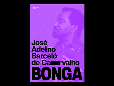 065 Bonga angola bonga branding cartaz clean design editorial design editorial designer graphic design helvetica helvetica poster illustration music musico photoshop poster type type design type designer types