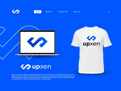 Upxen Logo Design Project agency logo arrow logo brand identity branding business corporate creative design logo logo design logoinspiration logomaker logotype marketing logo ui unique up letter symbol up logo up text design upxen logo