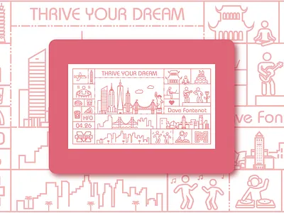 Life record illustration design graphic design illustration