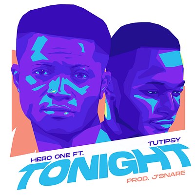 TONIGHT Music Artwork cover design graphic design illustration vector