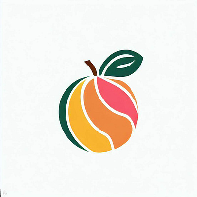 Fruit logo branding design graphic design logo minimalistic