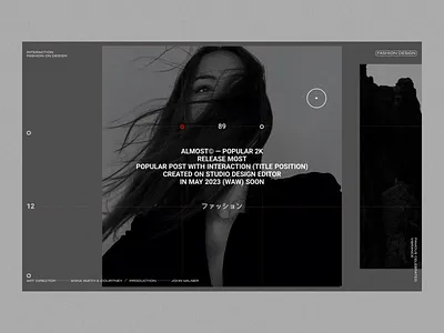 FASHION - Website Concept blog cms concept design fashion landing page minimalist modern photography portfolio ui ux web web design webdesign website