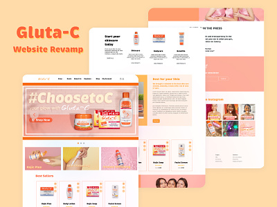beauty skincare ecommerce website beauty branding design ecommerce redesign skincare ui ux website wordpress
