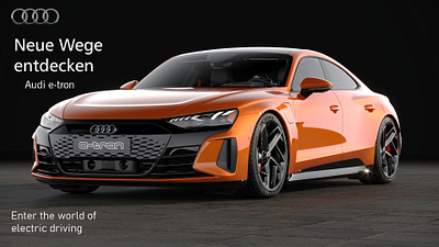 Audi Banner branding graphic design logo motion graphics