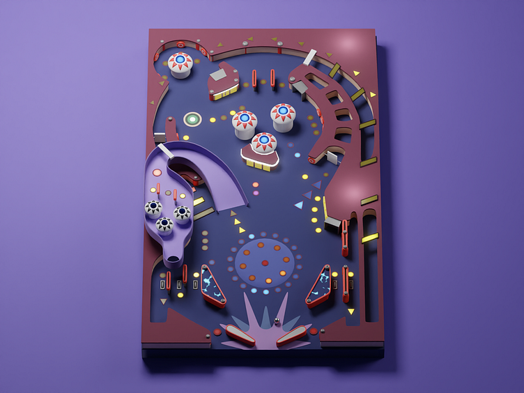 3D Pinball Space Cadet by Mohamed Chahin on Dribbble