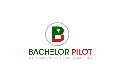 Bachelor Pilot design logo vector