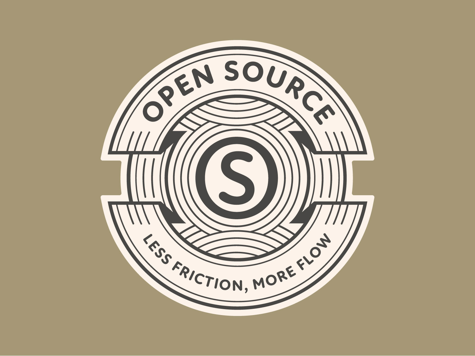 Open Source Badge by Mikey Hayes on Dribbble