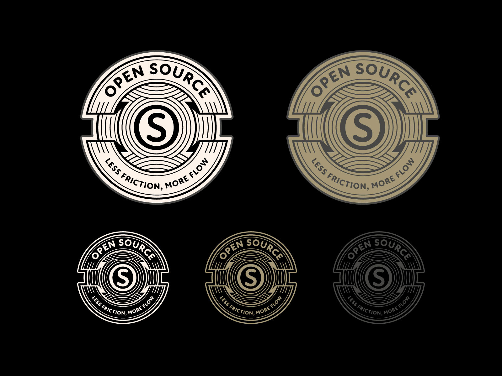 Open Source Badge by Mikey Hayes on Dribbble