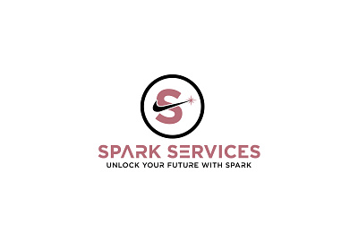 SPARK SERVICES design logo vector