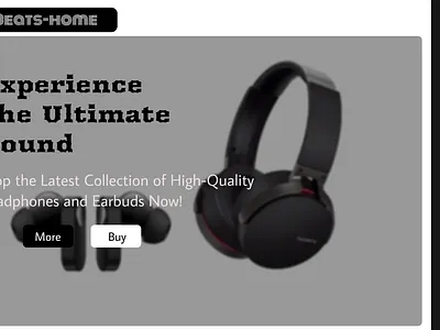 Beats-home designer figma graphic design landingpage ui