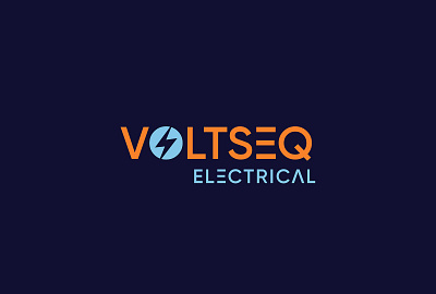 VoltSEQ Electrical design logo vector