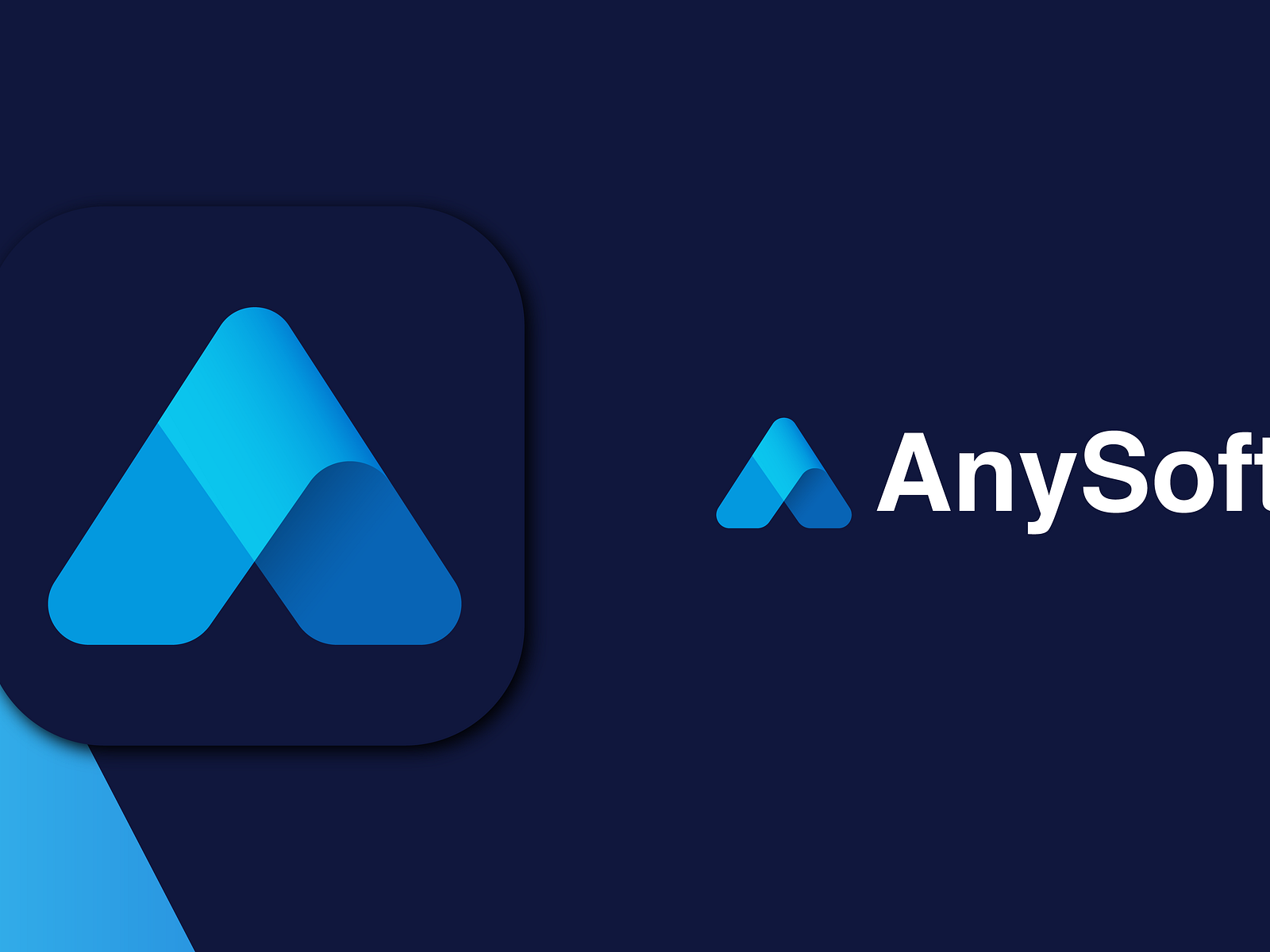 AnySoft Logo by Aryan Thakur - Logo Designer on Dribbble