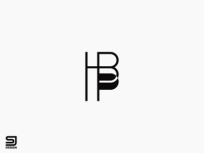 HBP Logo Design branding creative logo design agency design maker designer hbp hbp lettermark hbp logo hbp logos hbp monogram lettermark logo logo design mark minimal logo minimalist logo monogram logo sj design wordmark