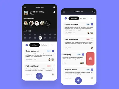 ToDo List App app challenge dailyui dailyui042 design mobile mockup task taskapp taskmanager todo todolist ui uiux