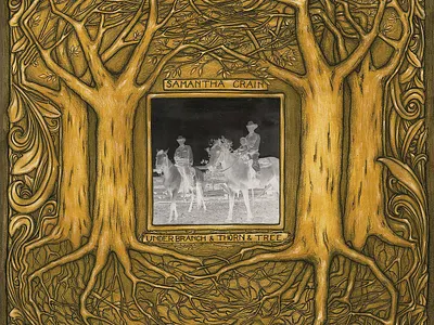 Under Branch & Thorn & Tree album artwork album cover design drawing illustration ink watercolor