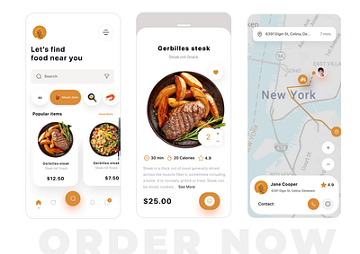 Food order 3d animation best ui branding dashboard design food food app graphic design home page illustration landing page logo minimal ui motion graphics simpe ui food app ui ux vector