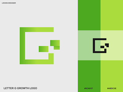 LETTER G CONCEPT GROWTH LOGO DESIGN best logo brand identity branding growth logo logo logo design logofolio vect plus