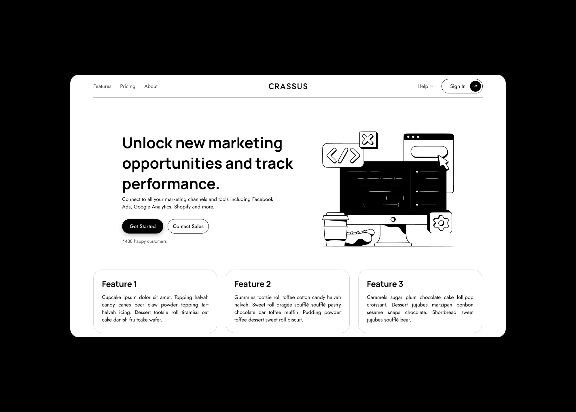 AI Startup Landing Page #3 🤖📈 ai artificial intelligence branding design header illustration landing landing page startup ui uxui