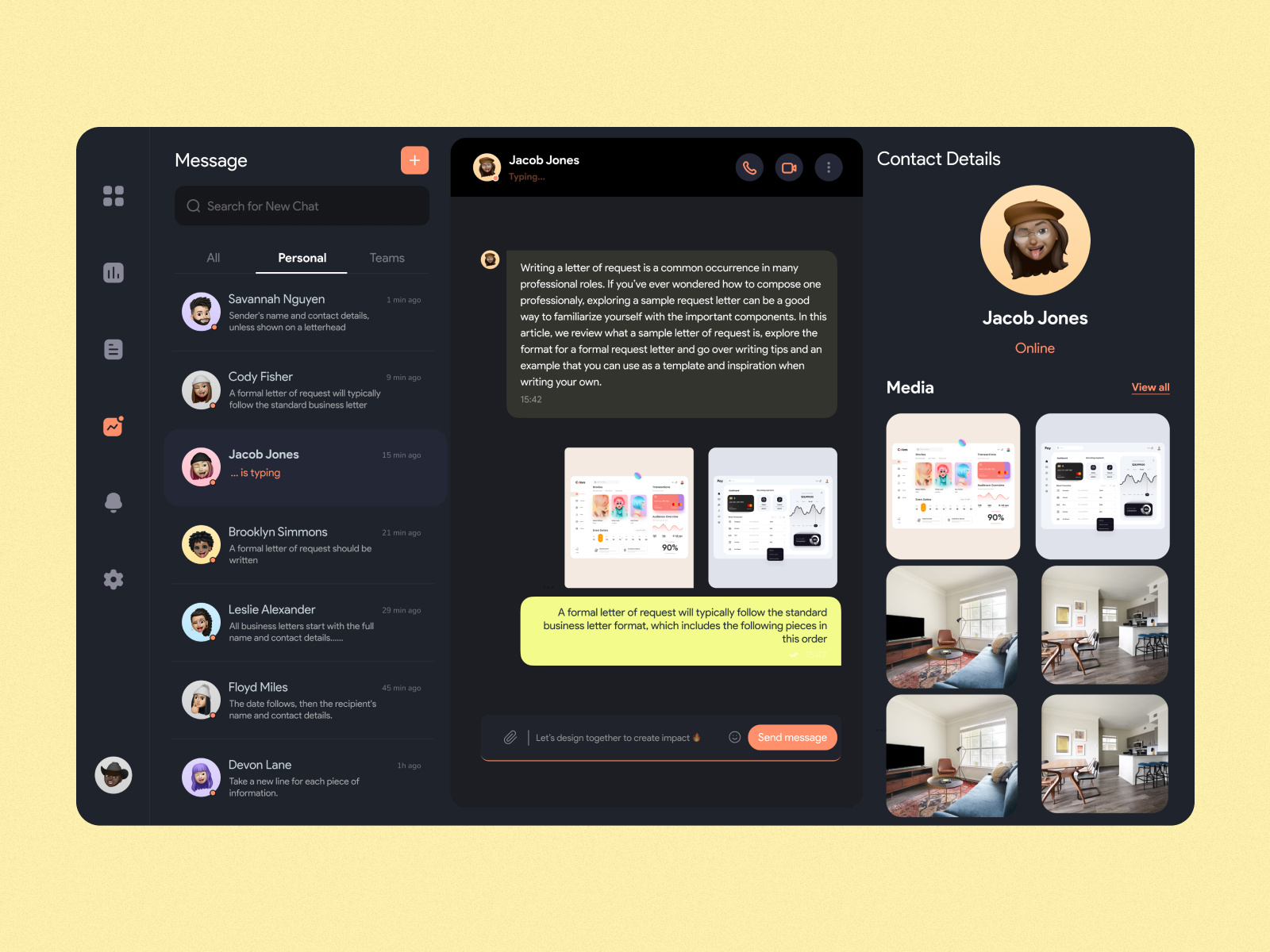 Minimalist Chat UI Design for Web-Based Platforms by Md Tanvir ...