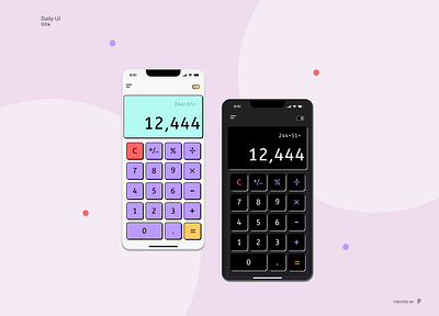 Daily UI ＃04 Calculator (EN) calculator daily ui design figma graphic design ui ux