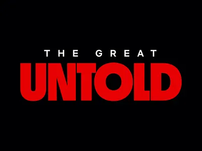 The Great Untold Open Title adobe animation design great mask motion design motion graphics netflix open title type typography untold