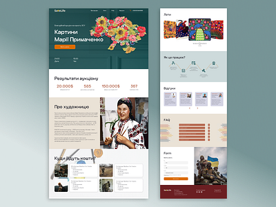Auction Landing Page auction figma landing landing page ui ux