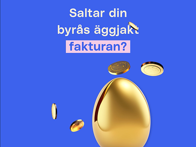 Golden Egg - Animated Ads ad advertisement after effects animated typography animation award colourful creative agency design design agency guldägg instagram kinetic typography linkedin minimal motion design motion graphics nordic social media typo