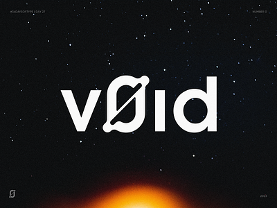 Number 0 - Void. 36 Days of Type. Day 27 0 36 dyas of type ai blockchain branding crypto defi for sale gradient hosting icon identity lettering logo nasa pitch rebrand space startup unused
