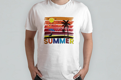 Summer T shirt Design branding design graphic design summer t shirt summer t shirt design t shirt t shirt design typography