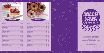 Roll Fold Menu branding graphic design indesign project