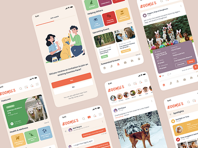 Pet lovers app app community mobile mobileapp petlovers pets social socialnetwork source ui ux uxuidesign webdesign