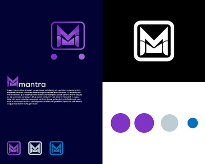 Mantra creative logo design app branding design graphic design illustration logo typography ui ux vector