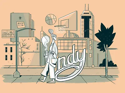 A City to Call Home blog post character design illustration newsletter