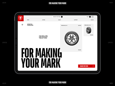 Firestonetire Tires | Website design flat landing tires ui ux web website wheels