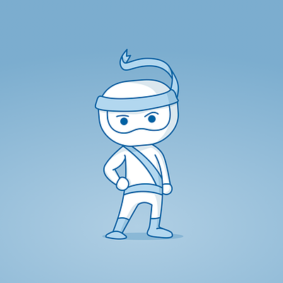 Tiny Ninja branding character concept design illustration mascot ninja vector